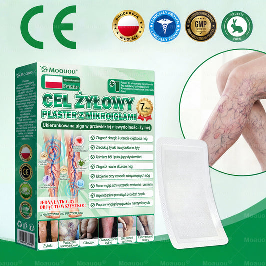 Moauou® Mikronakłuwający Plaster ⚡ Natychmiastowa ulga, długotrwałe efekty – WIELKA PROMOCJA!